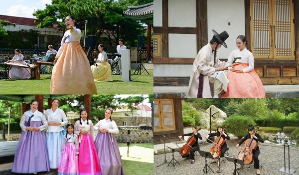 온라인 태교 프로그램으로 열렸던 퓨전 음악공연 모습.